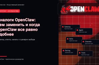 Обложка статьи: Аналоги OpenClaw: чем заменить и когда OpenClaw все равно удобнее