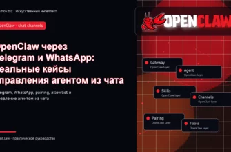 Обложка статьи: OpenClaw через Telegram и WhatsApp: реальные кейсы управления агентом из чата
