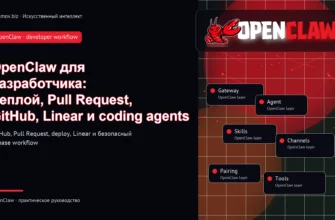 Обложка статьи: OpenClaw для разработчика: деплой, Pull Request, GitHub, Linear и coding agents