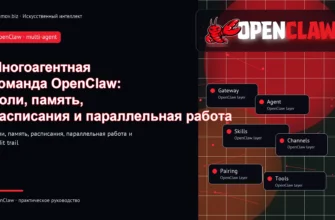 Обложка статьи: Многоагентная команда OpenClaw: роли, память, расписания и параллельная работа