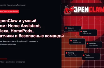 Обложка статьи: OpenClaw и умный дом: Home Assistant, Alexa, HomePods, датчики и безопасные команды